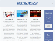 Tablet Screenshot of obiettivotropici.com